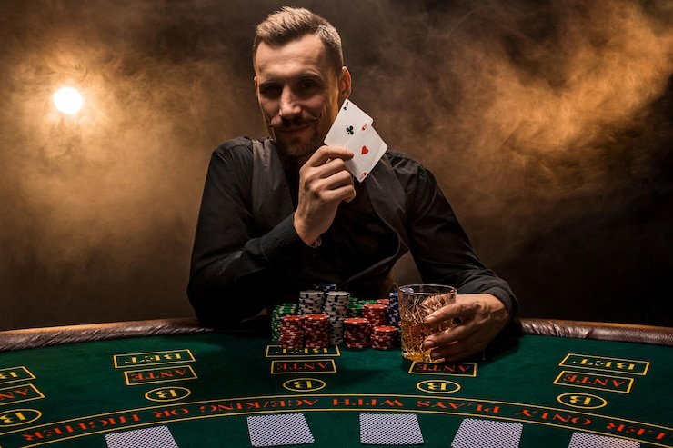 Meja live casino dengan dealer profesional dan suasana elegan